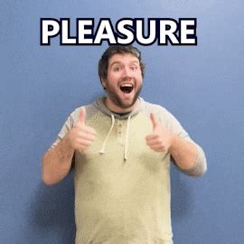 pleasure gif|My Pleasure GIF by memecandy